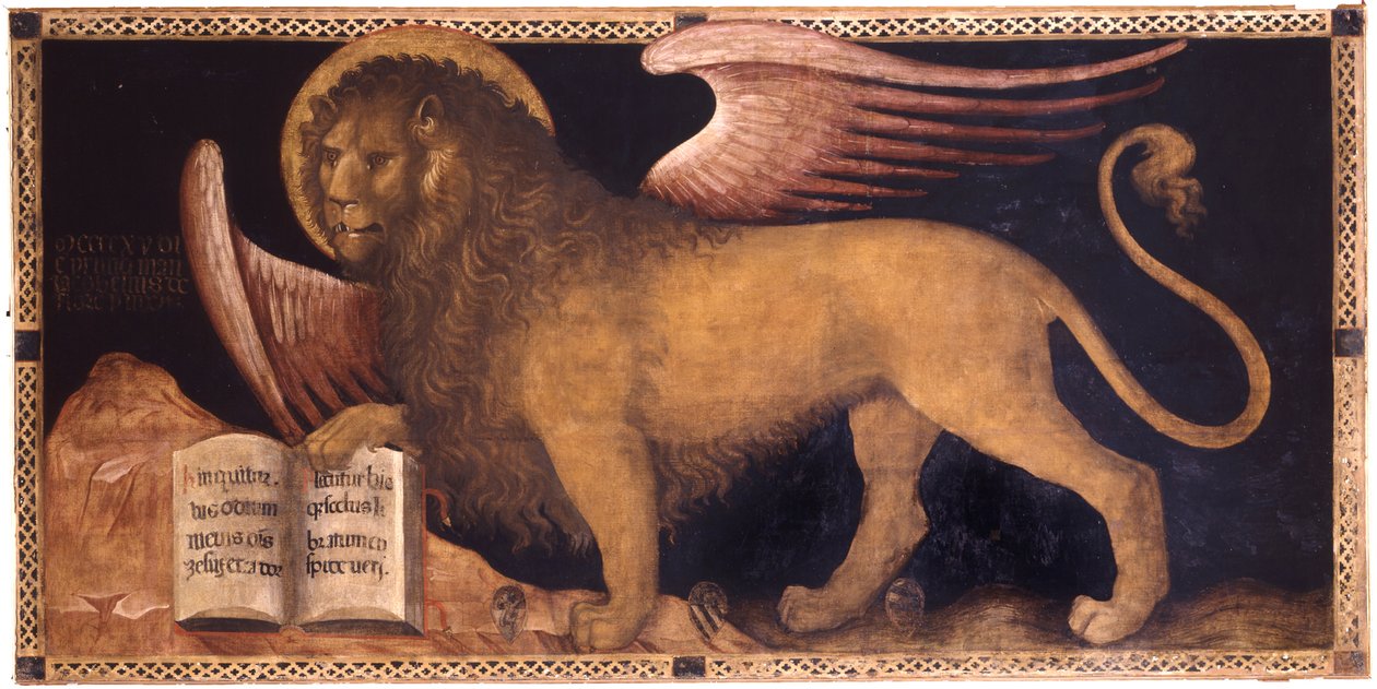 O leão de São Marcos de Jacobello del Fiore