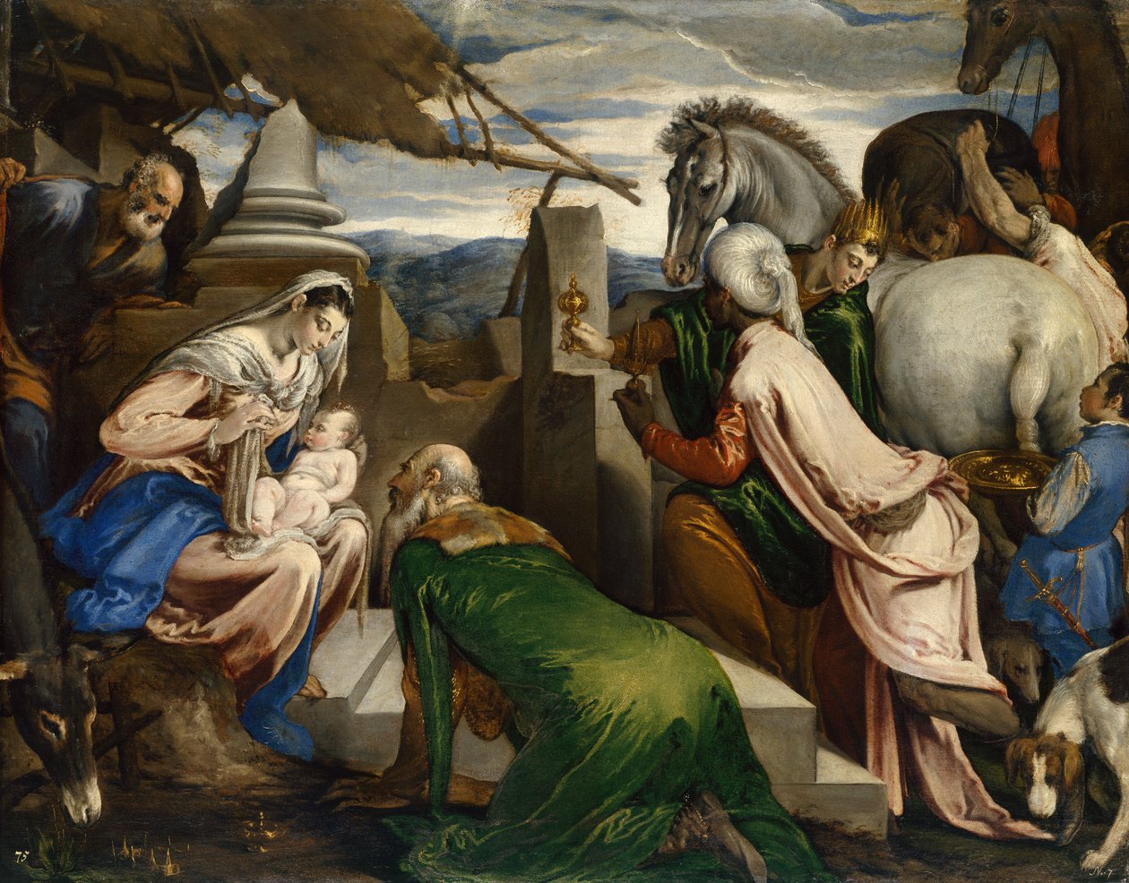 Adoração dos Magos de Jacopo Bassano