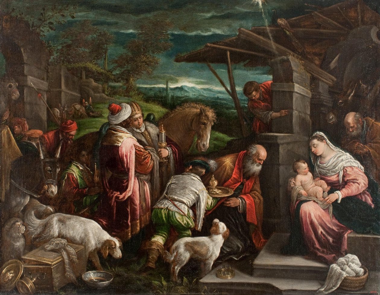 Adoração dos Magos de Jacopo Bassano