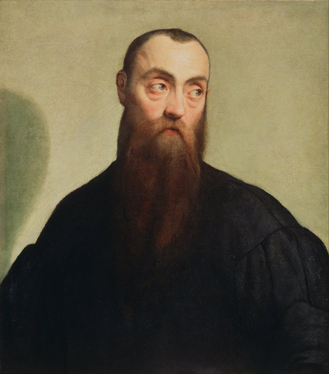 Retrato de um homem barbudo de Jacopo Bassano