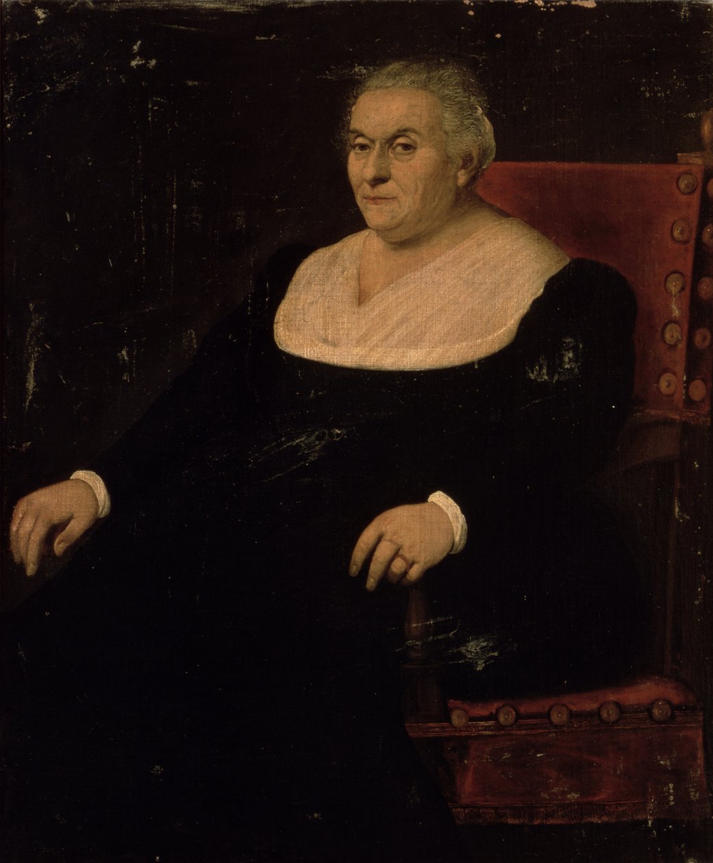 Retrato de uma mulher de Jacopo Bassano