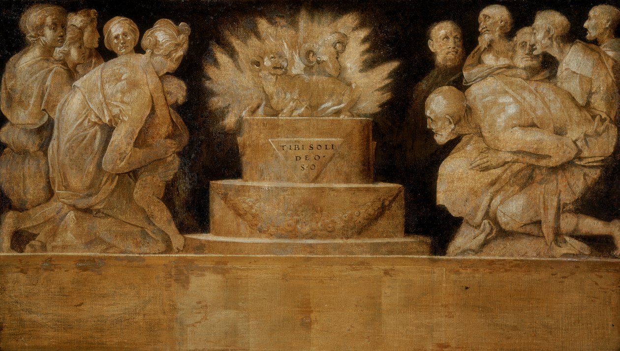 Cena de sacrifício de Jacopo Pontormo
