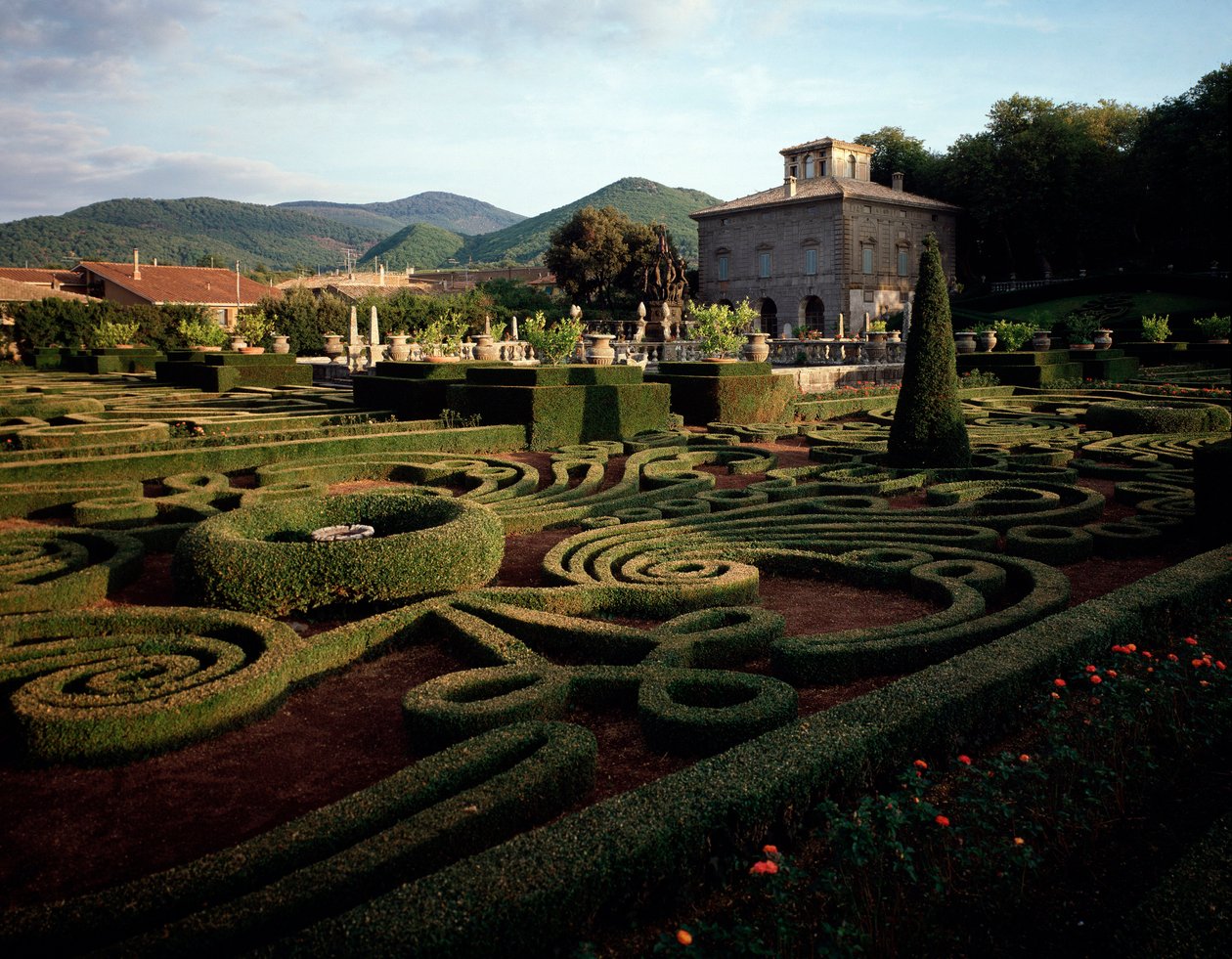 Vista da villa Lante de Jacopo Vignola