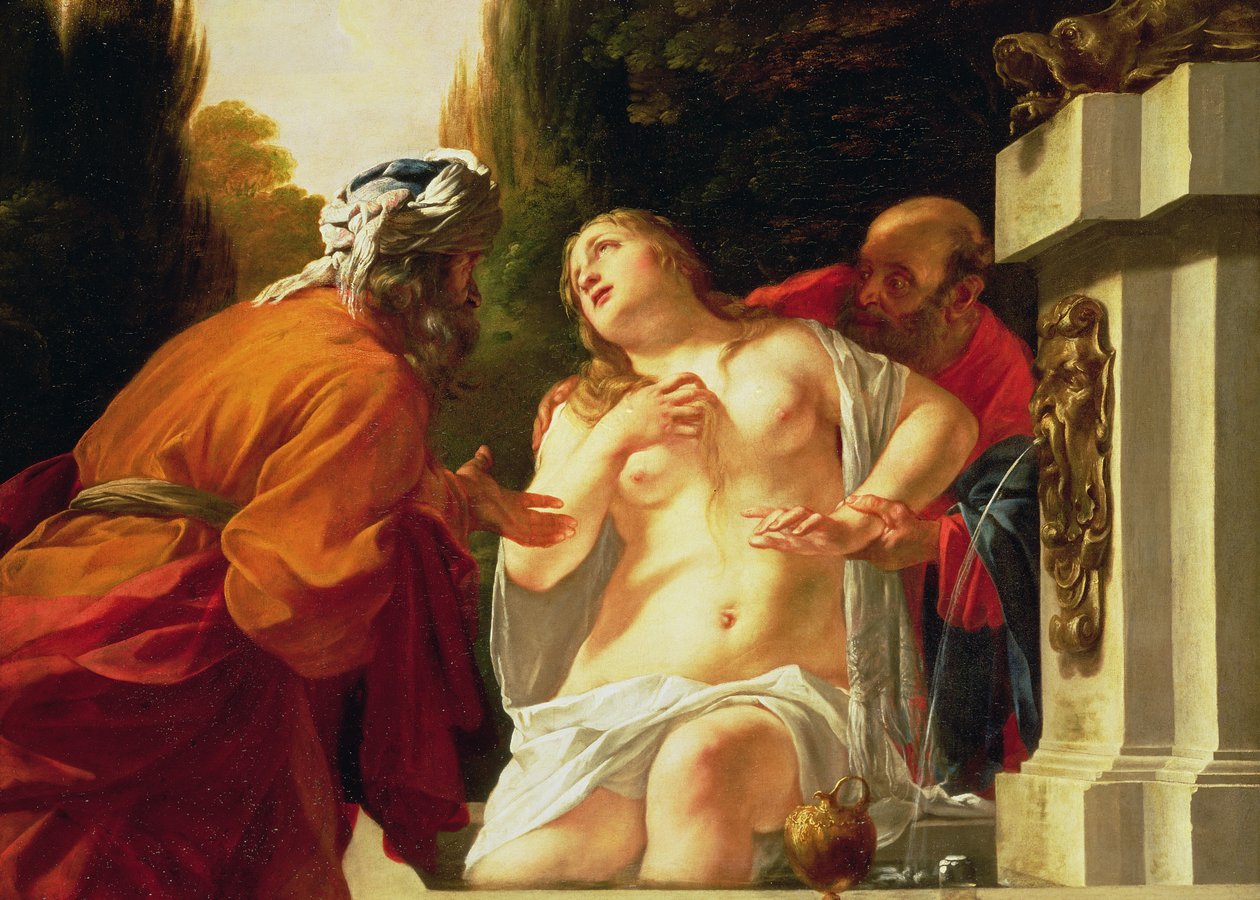 Susanna e os Anciãos de Jacques Blanchard
