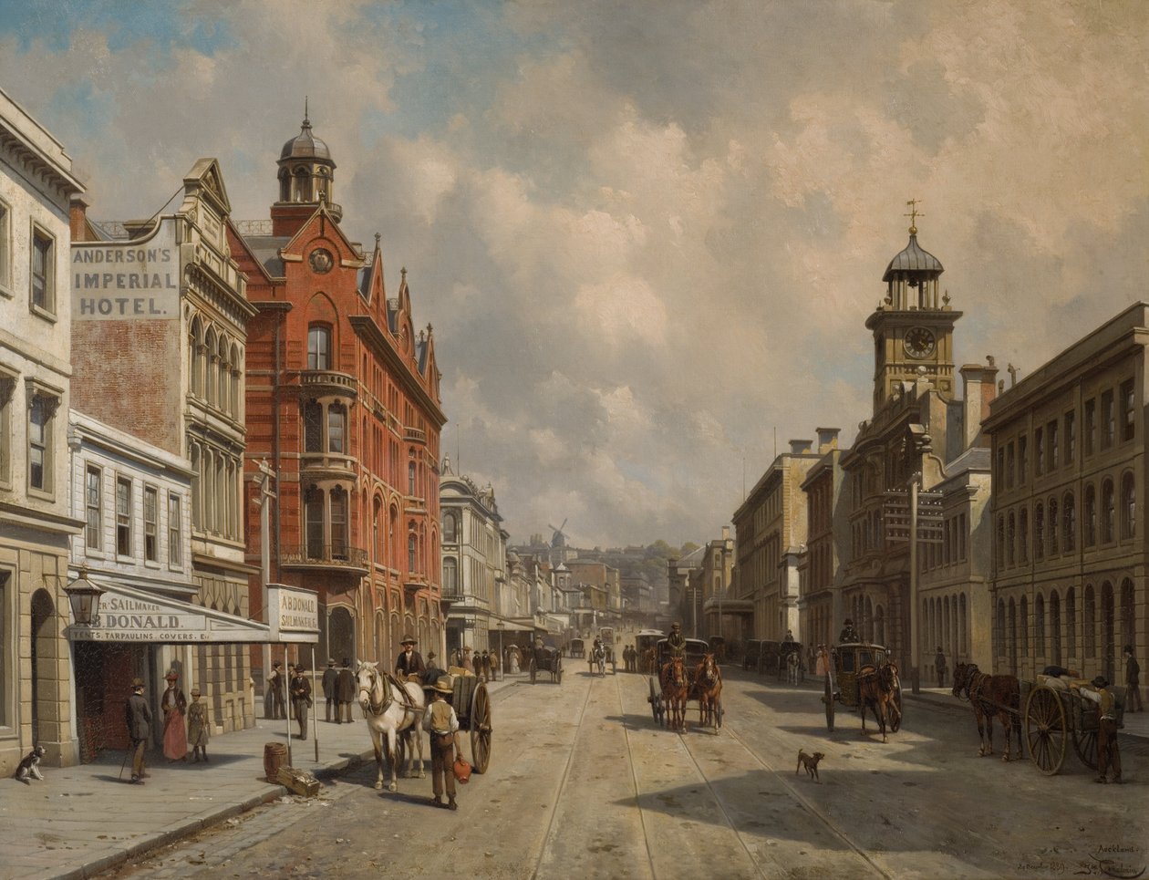 Queen Street, Auckland de Jacques Carabain