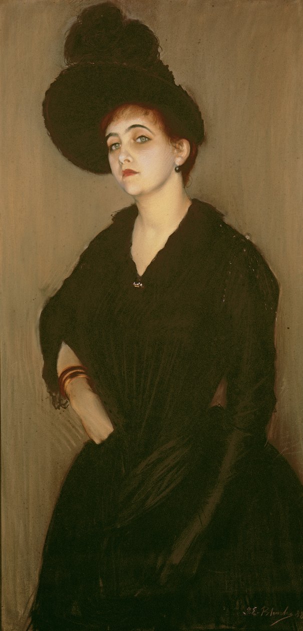 Retrato de Madame Vasnier, 1888 de Jacques Emile Blanche