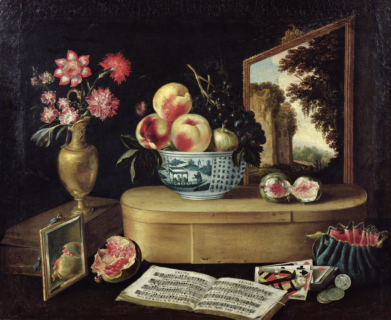 Os Cinco Sentidos, 1638 de Jacques Linard