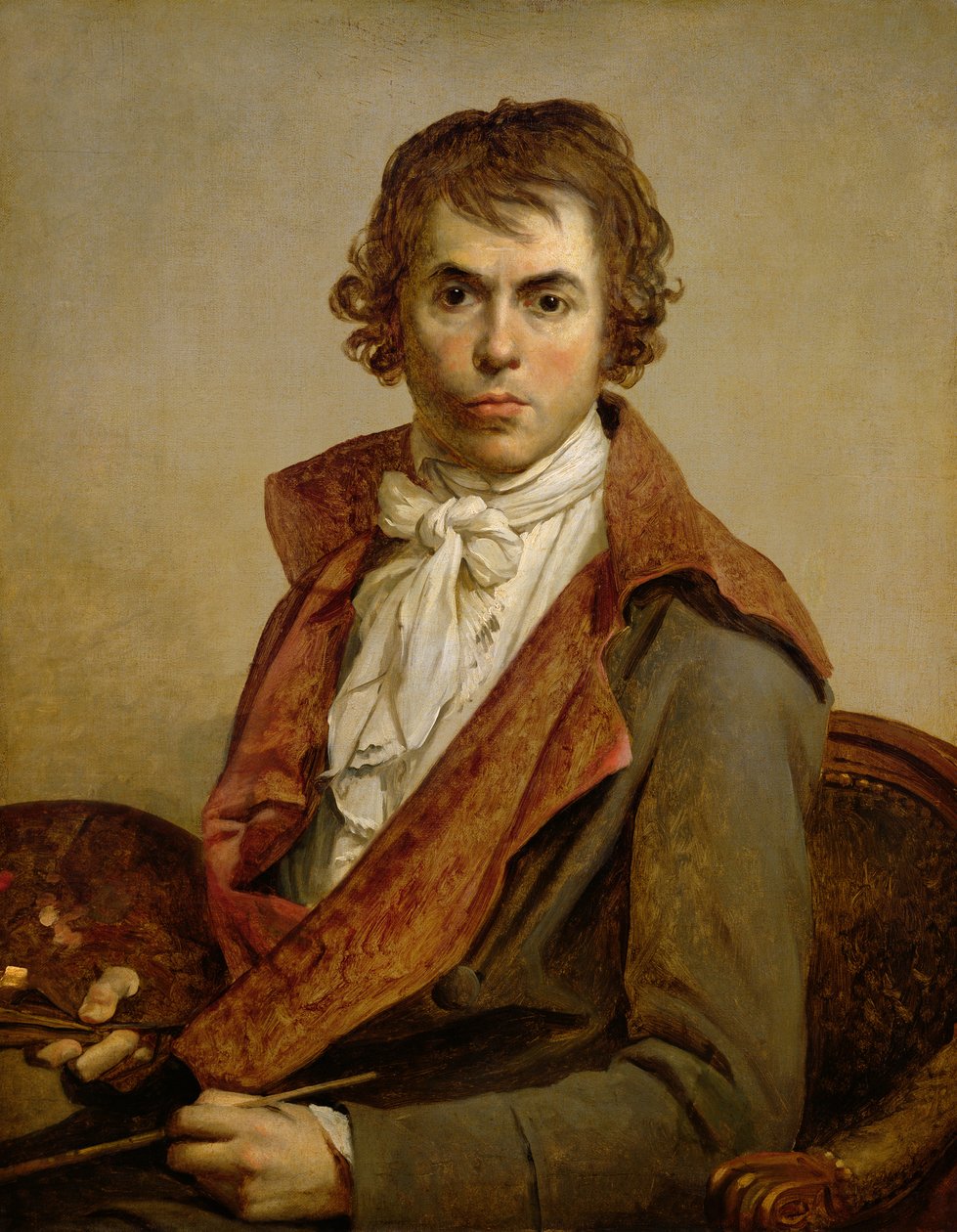 Auto-retrato, 1794 de Jacques Louis David