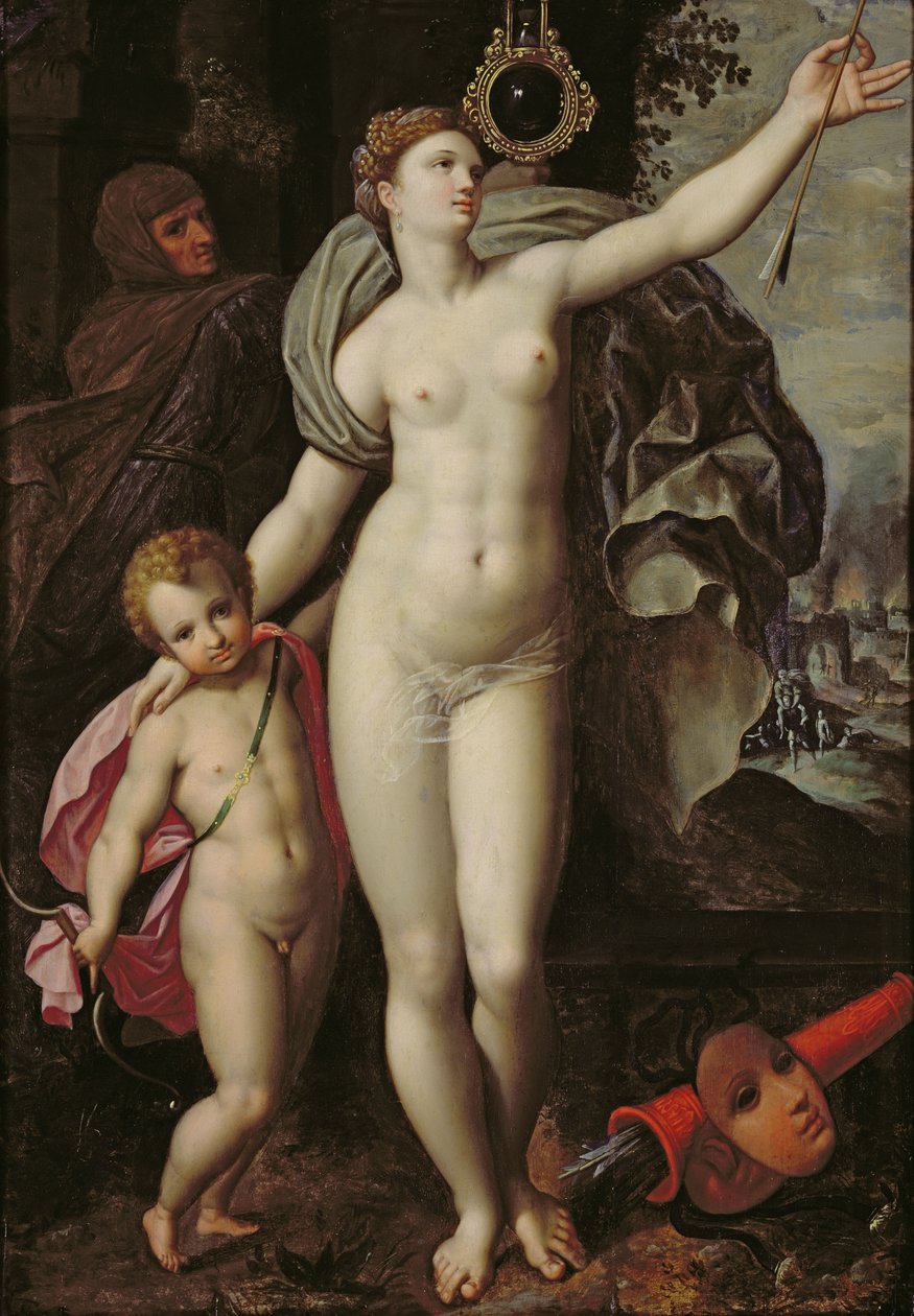 Vênus e Cupido de Jacques de Backer