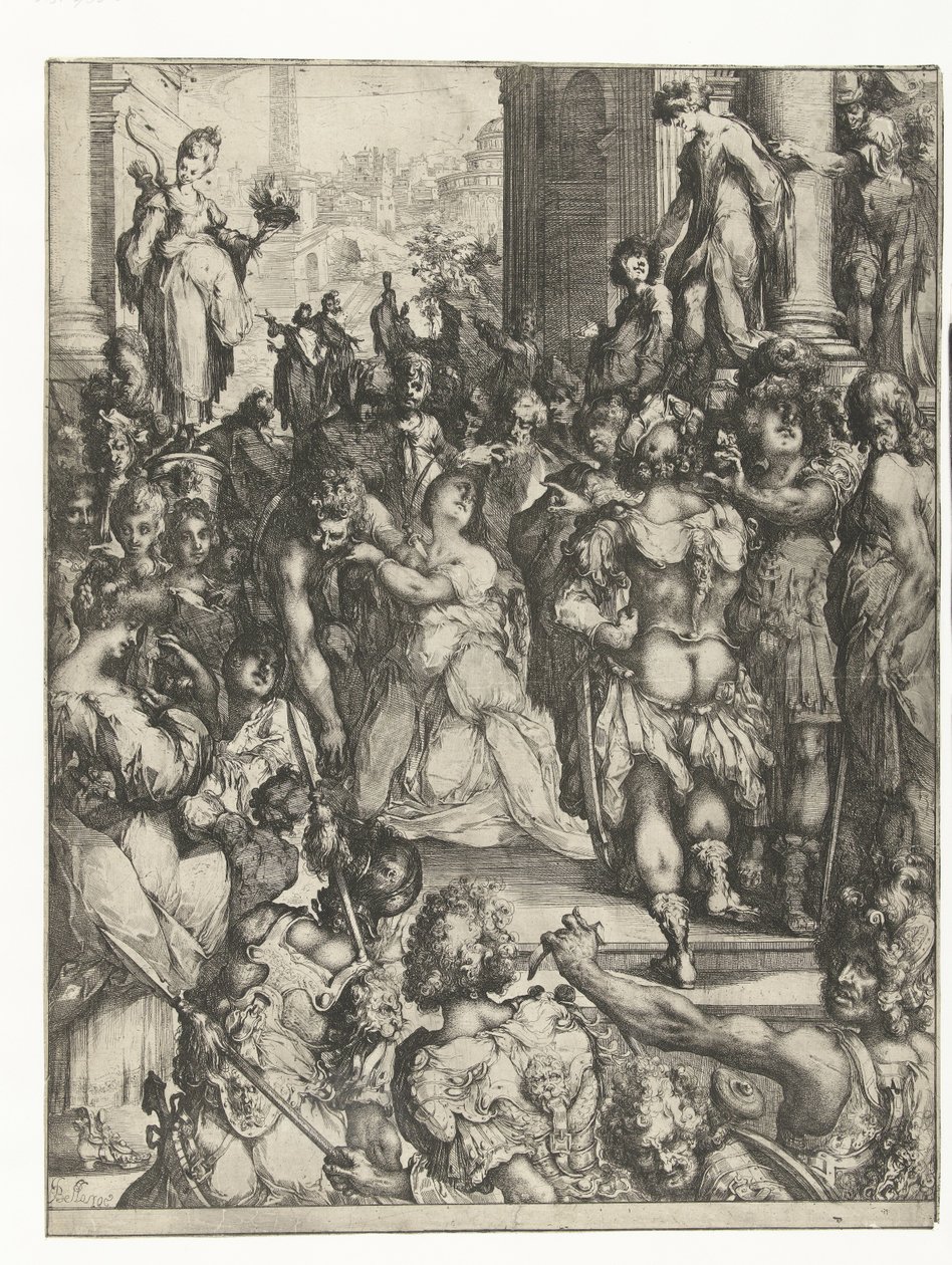 Martírio de Santa Lúcia de Jacques Bellange