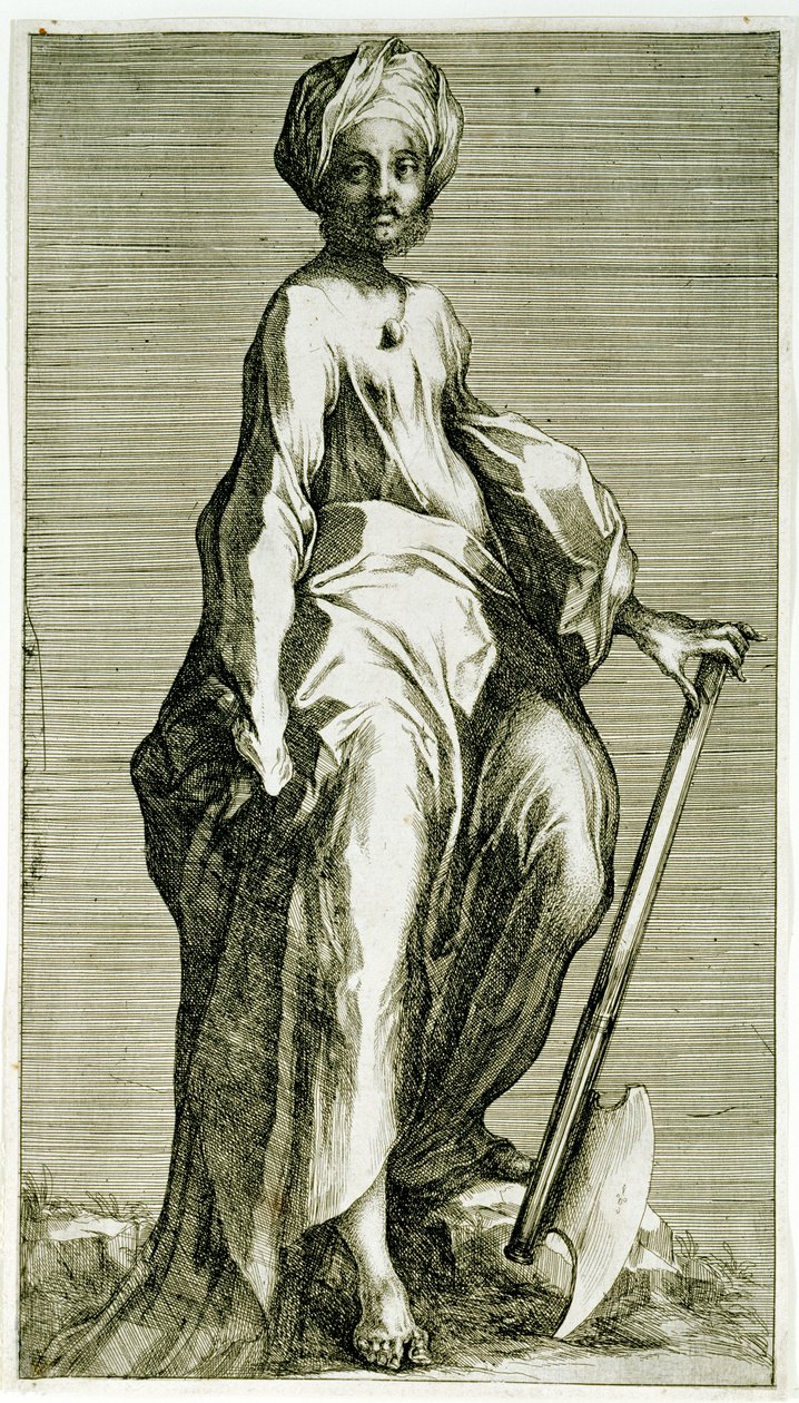 Saint Matthias, c.1600-1616 (gravura e gravura) de Jacques Bellange