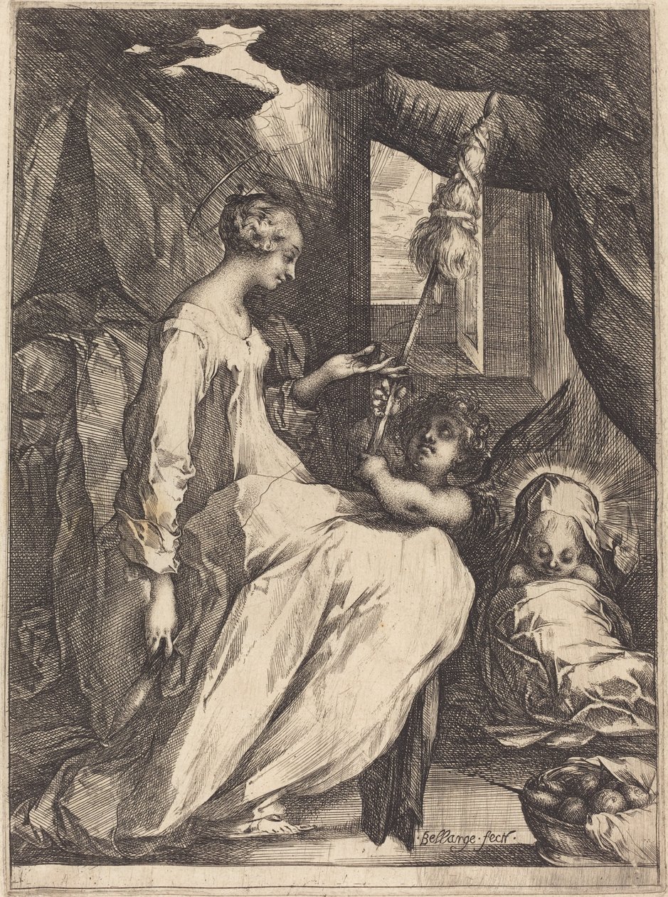 A Madona Girando, 1615. de Jacques Bellange