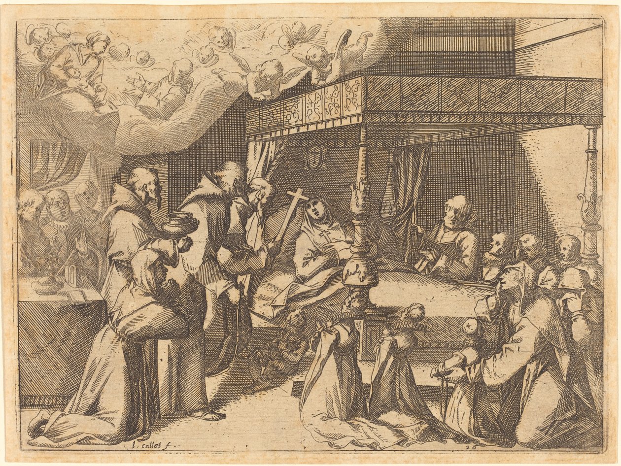 Morte da Rainha de Jacques Callot