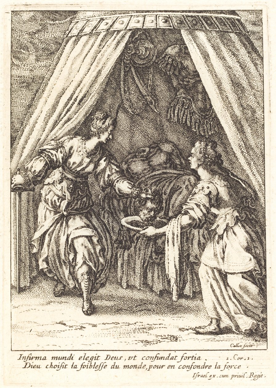 Judite com a Cabeça de Holofernes de Jacques Callot