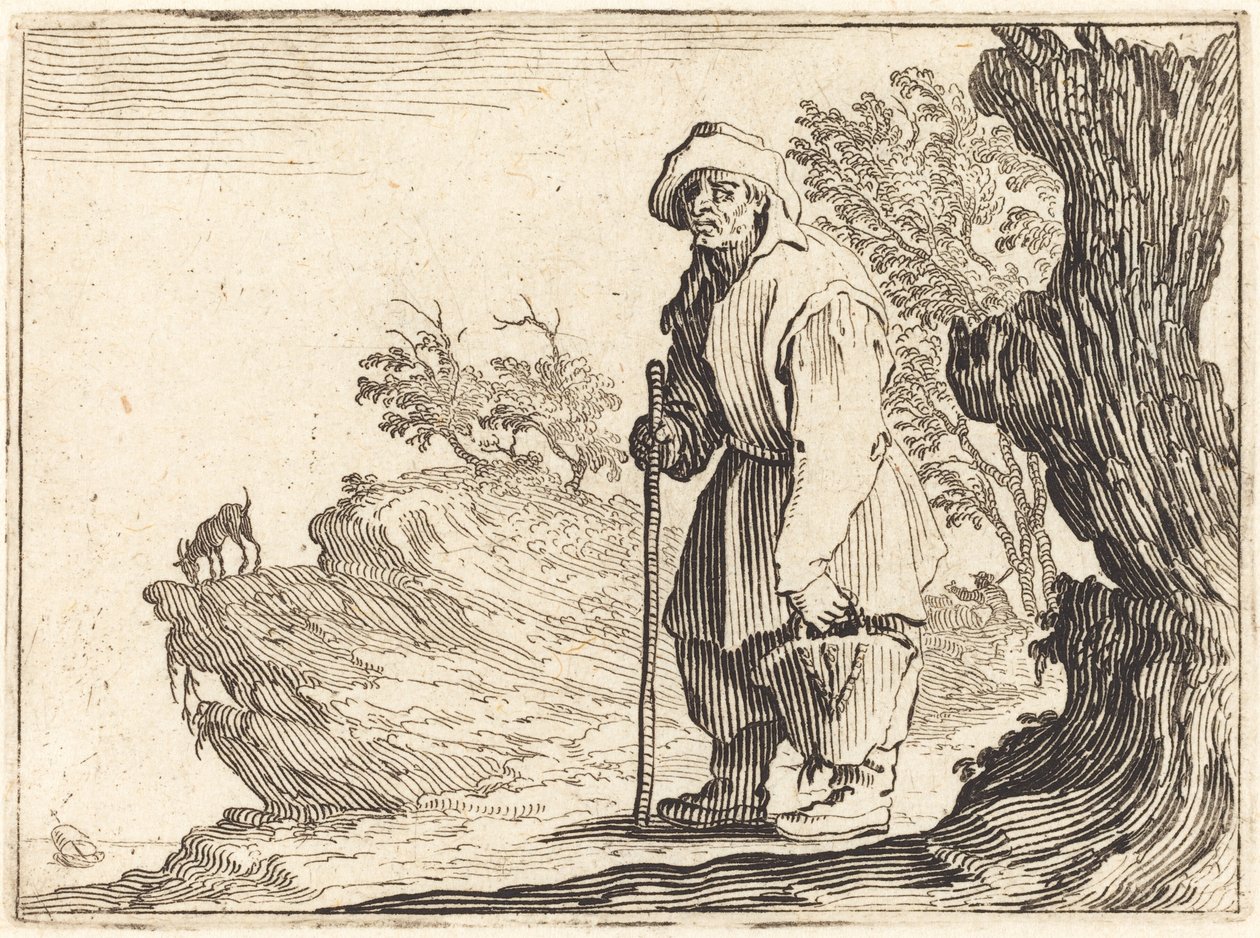 Camponês com saco de Jacques Callot