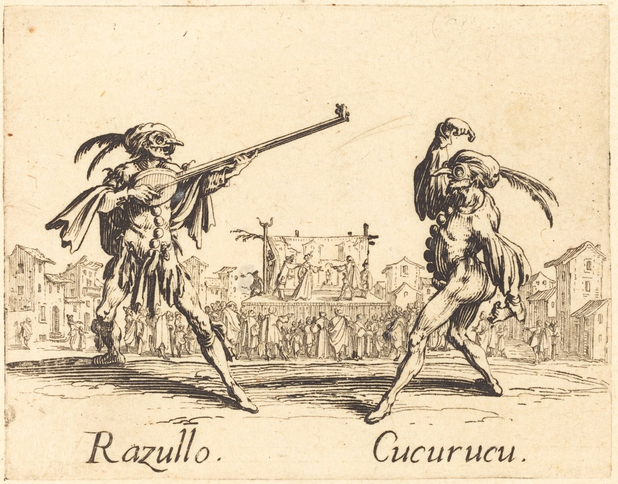 paisagem de Jacques Callot