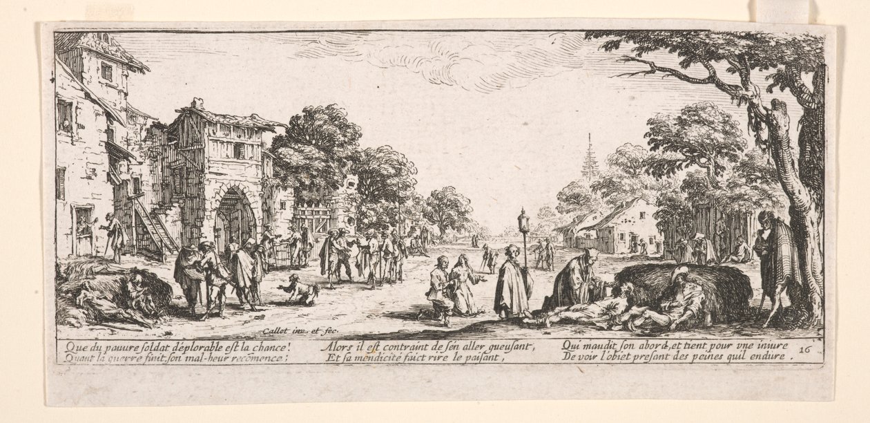 O Morrer à beira da estrada de Jacques Callot