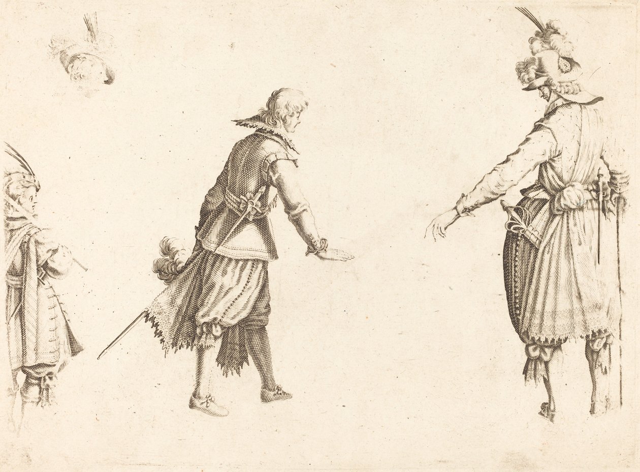 A inscrição das tropas de Jacques Callot