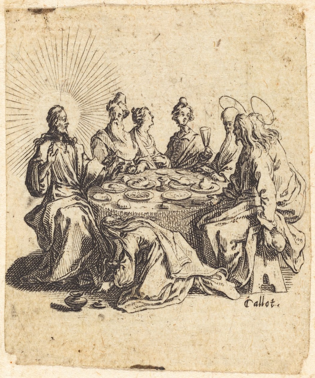 A festa dos fariseus de Jacques Callot