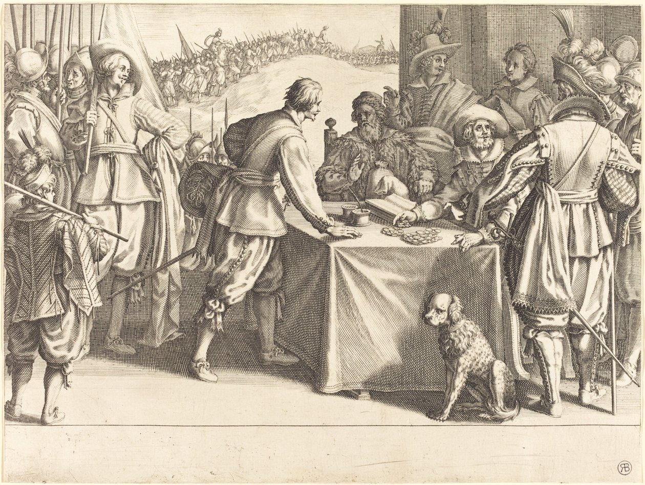 A contratação das tropas de Jacques Callot