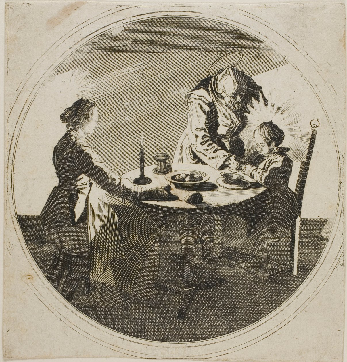 A Sagrada Família à Mesa de Jacques Callot