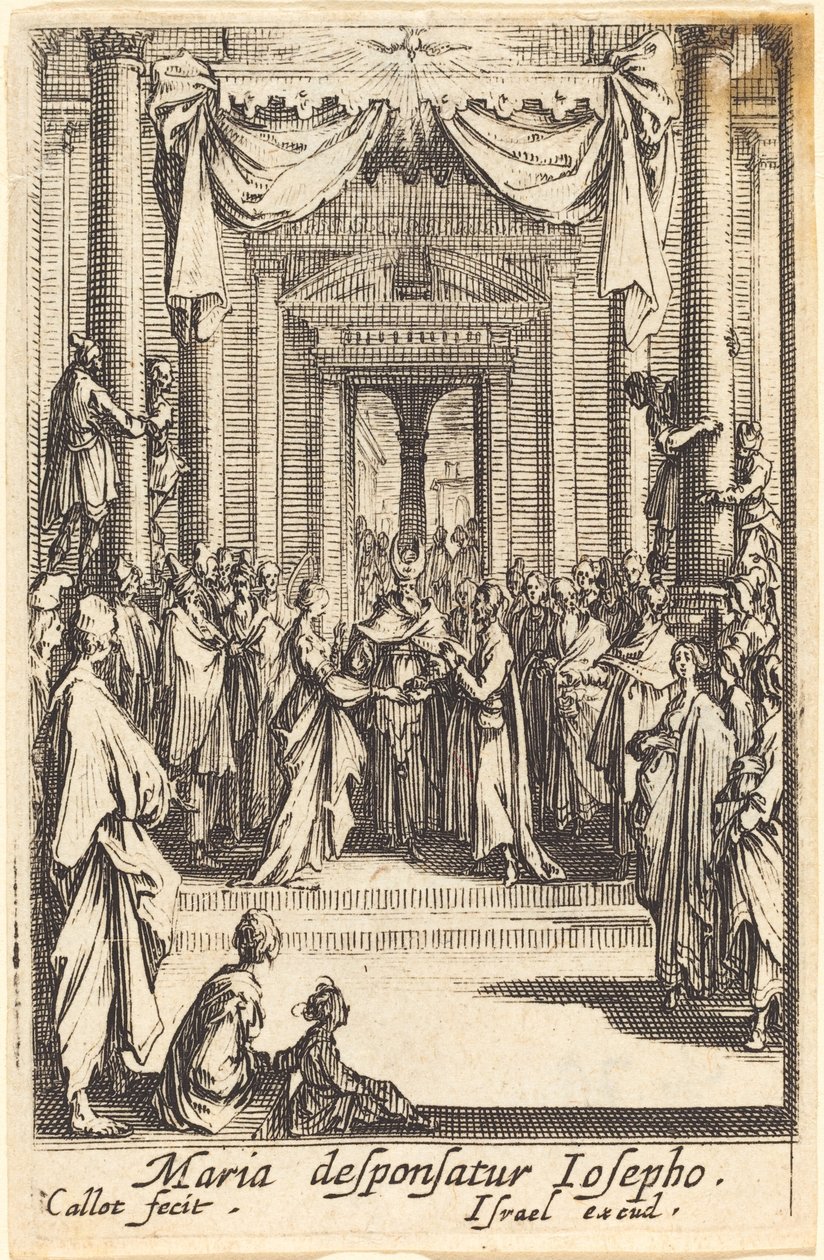 O Casamento da Virgem de Jacques Callot