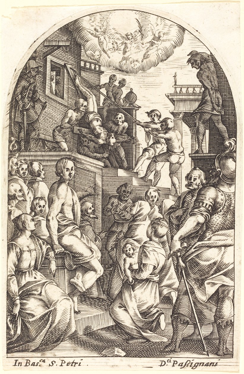 O Martírio de São Pedro de Jacques Callot