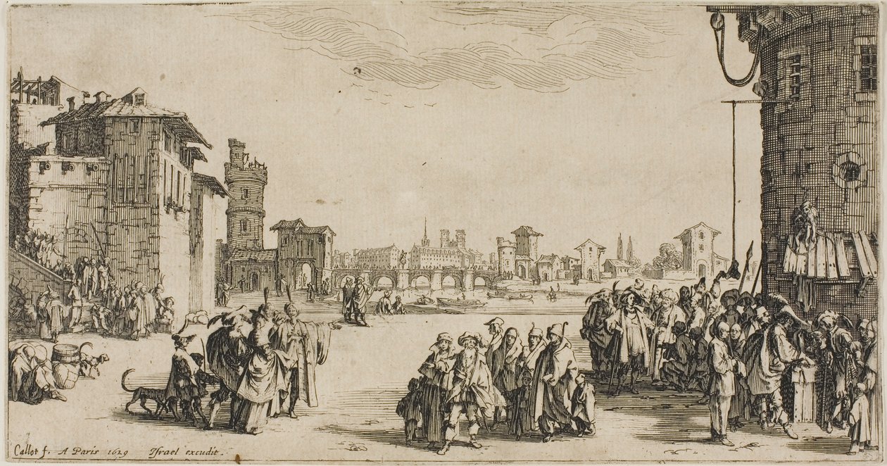 O mercado de escravos de Jacques Callot