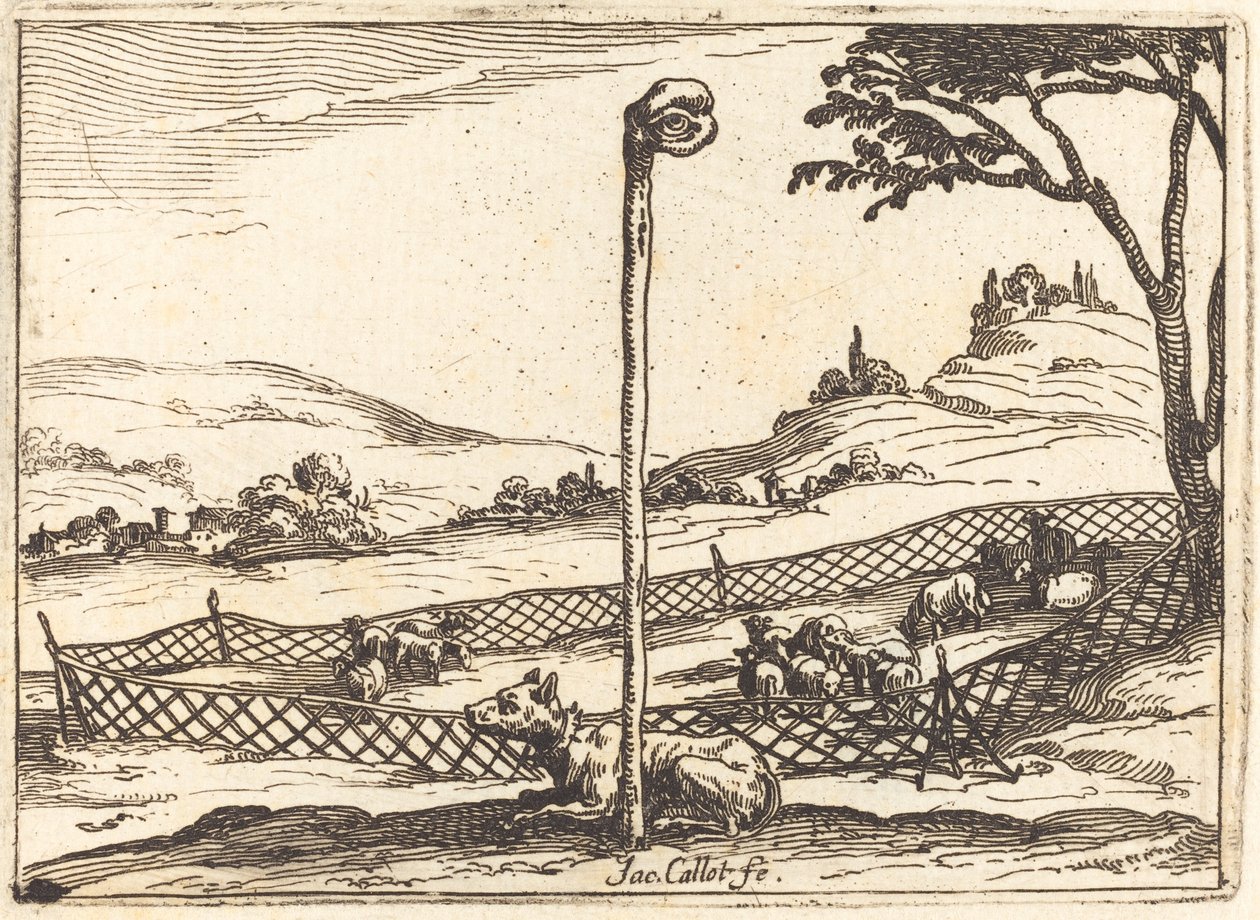 paisagem de Jacques Callot