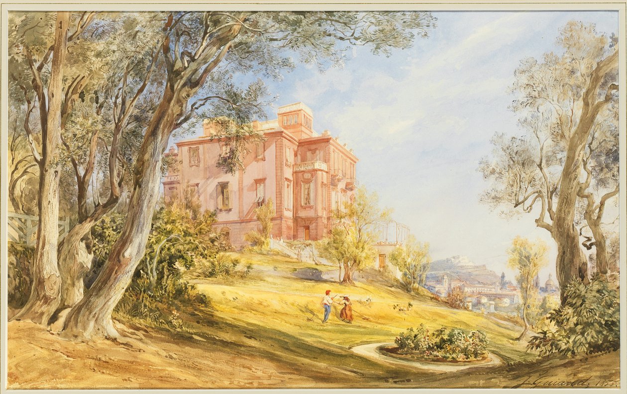 Villa Madama, Roma, 1855 de Jacques Guiaud