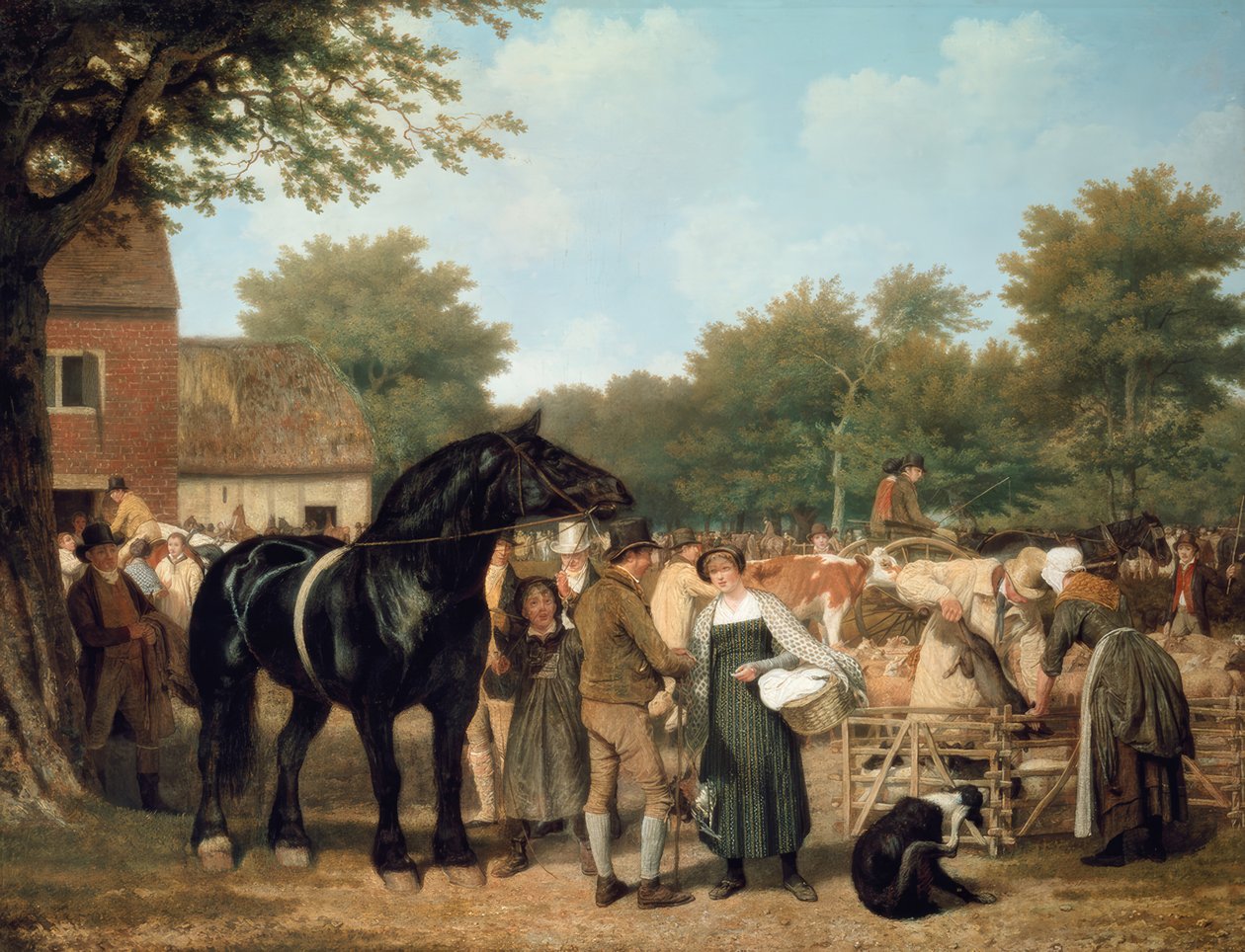 A Feira Rural de Jacques Laurent Agasse