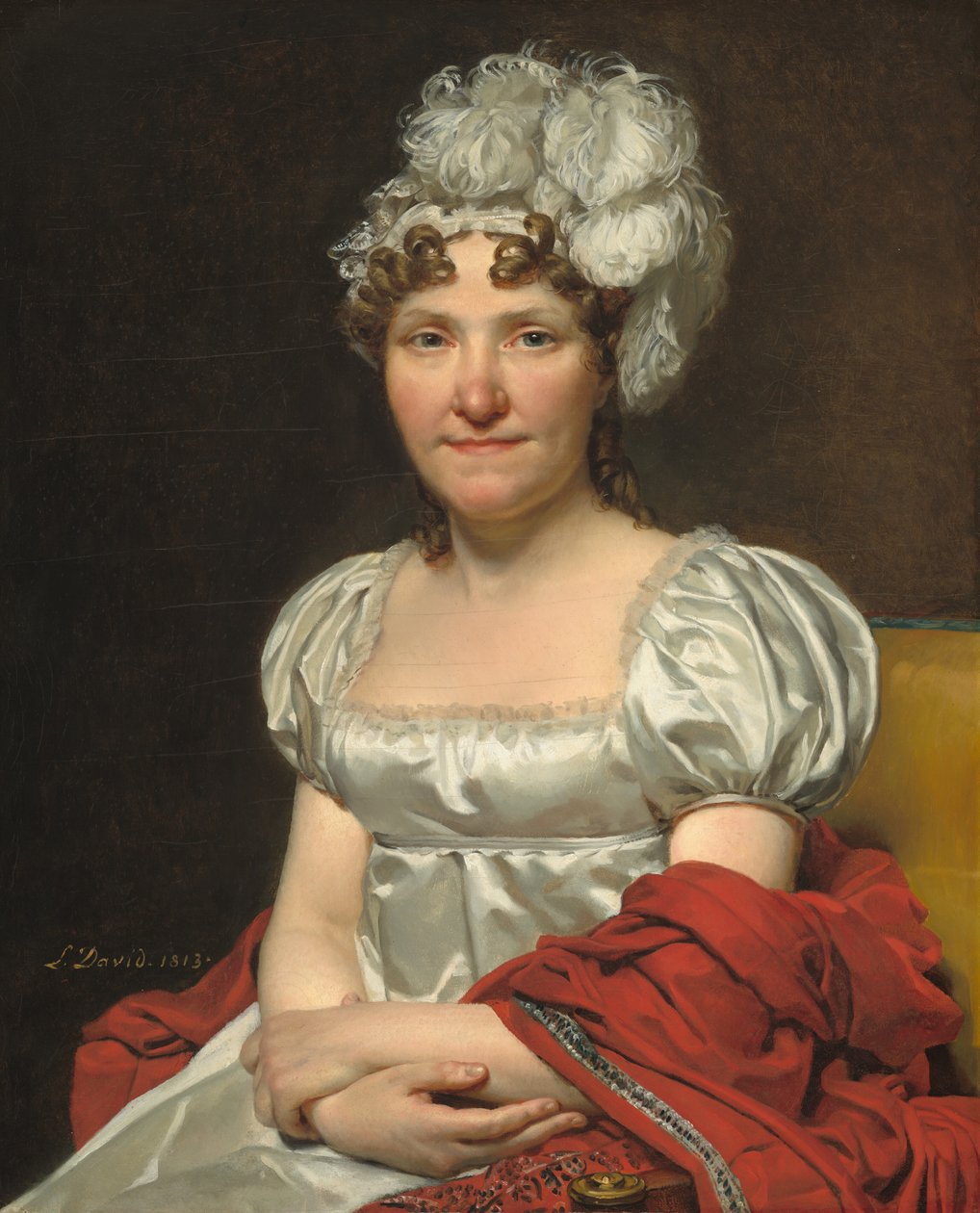 Senhora David, 1813. de Jacques Louis David