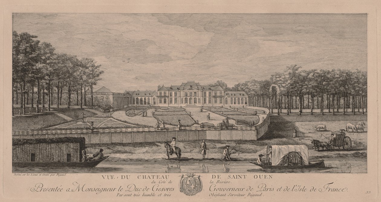 O Castelo de Saint Ouen. de Jacques Rigaud