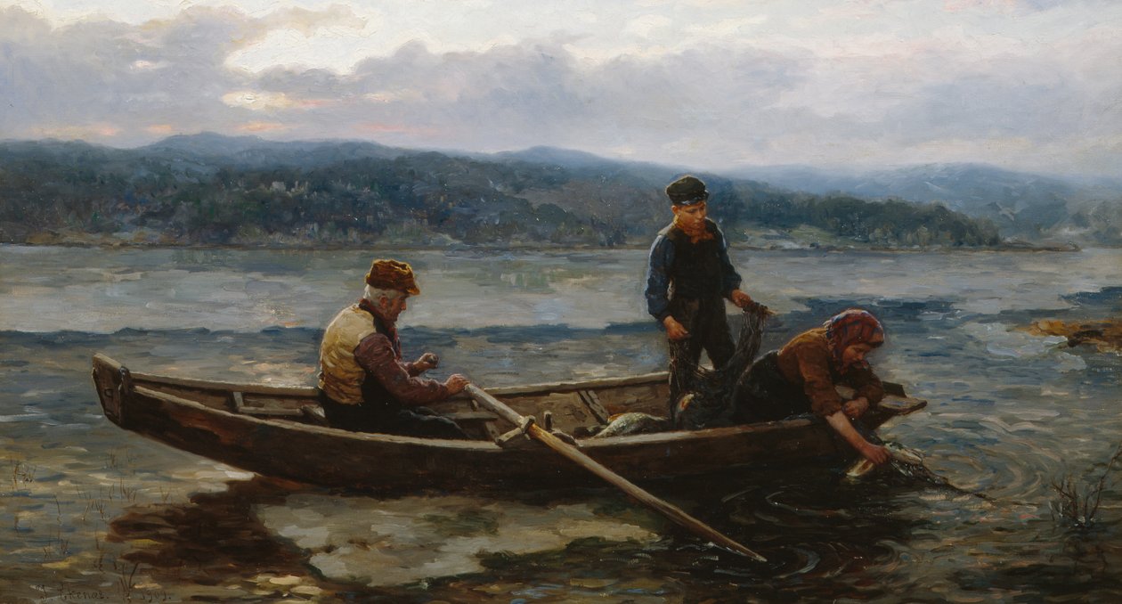 Pescadores de lúcio de Jahn Ekenaes