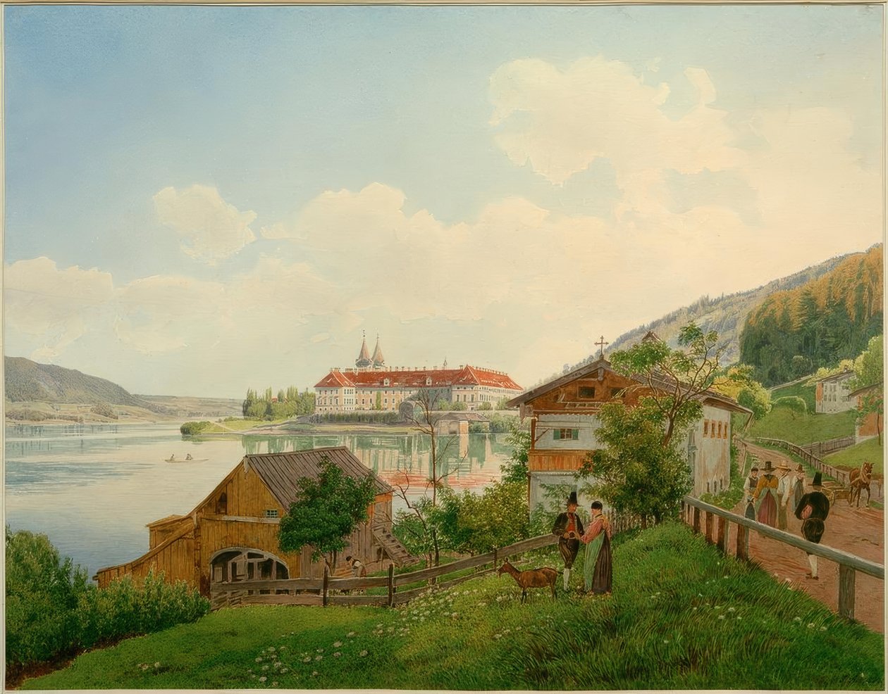 Tegernsee (Alta Baviera, Baviera), de Jakob Alt