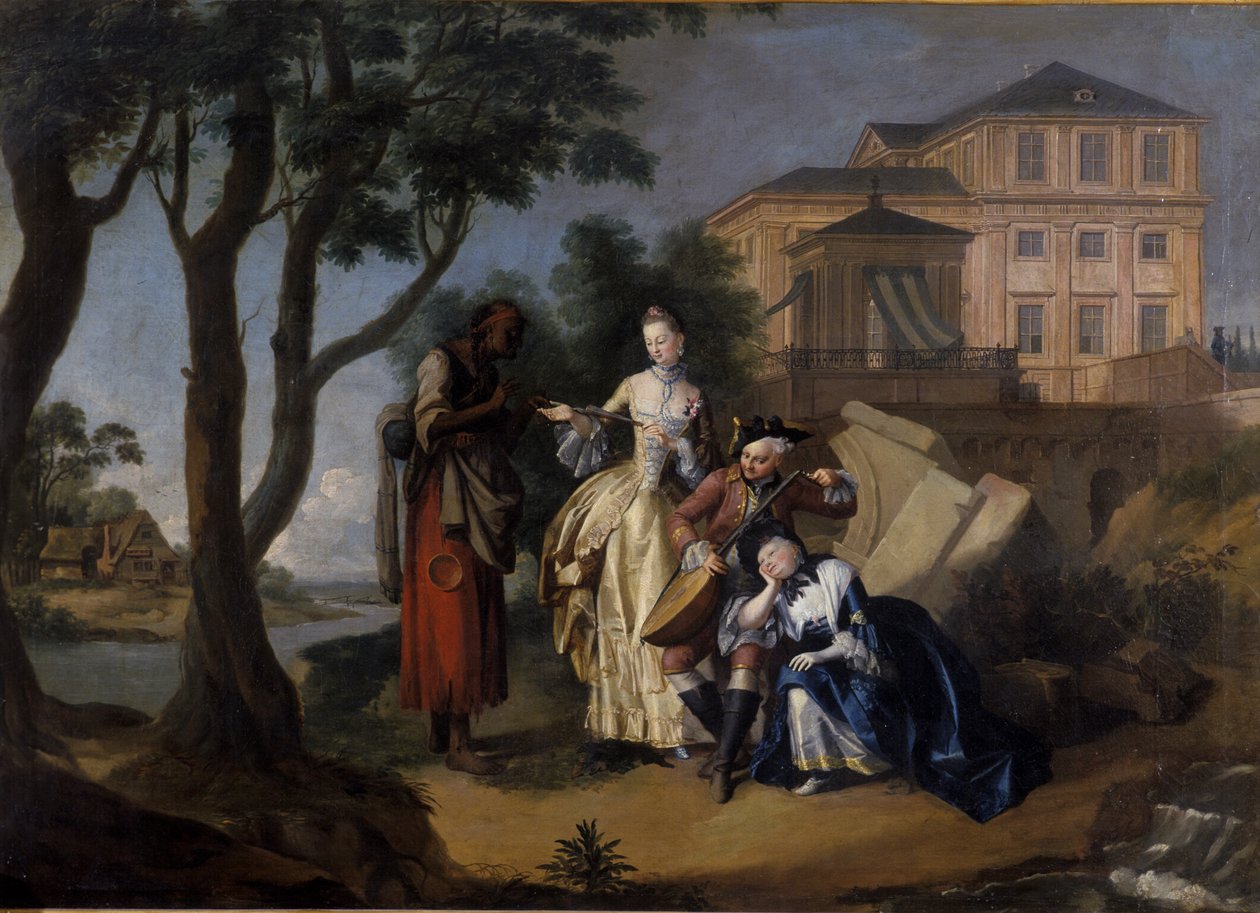 Cartomancia Cigana, 1762 de Jakob Michel