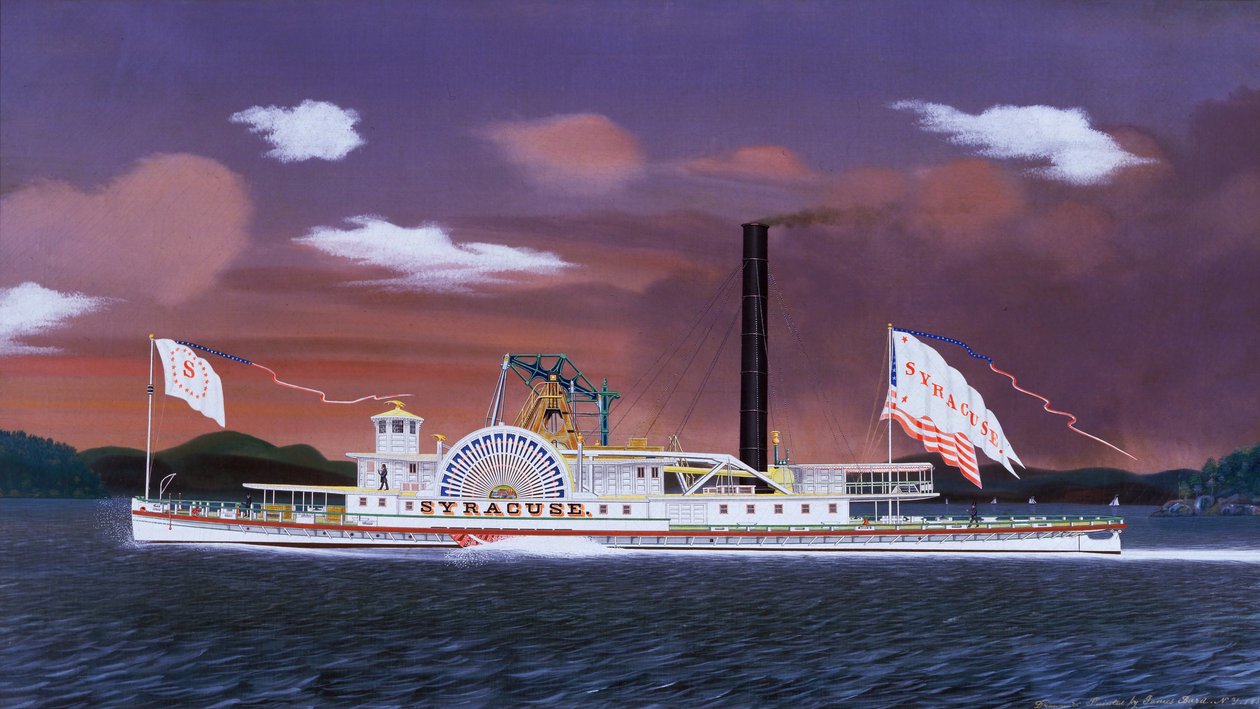 O navio a vapor Syracuse de James  Bard