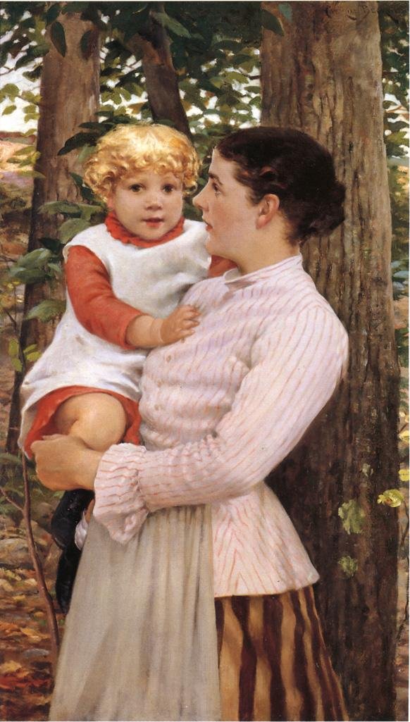 Mãe e filho de James Carroll Beckwith