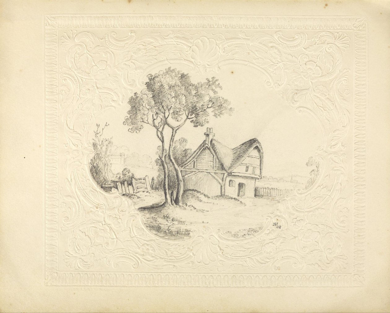Desenho de uma casa de James G. Jones