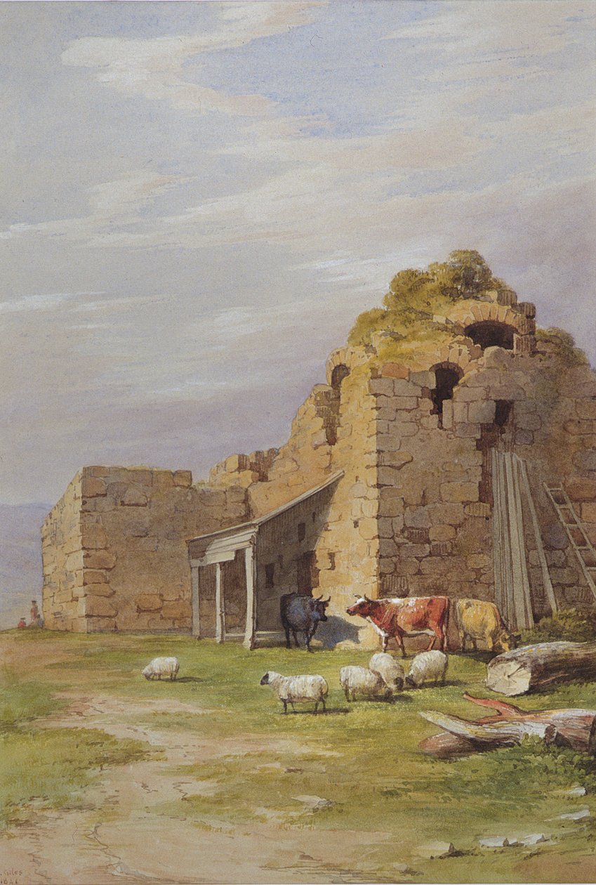 Castelo de Colqhouny, 1841 de James Giles