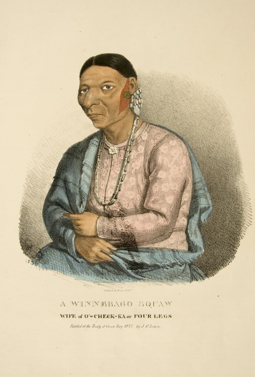 Um, winnebago, squaw de James Otto Lewis