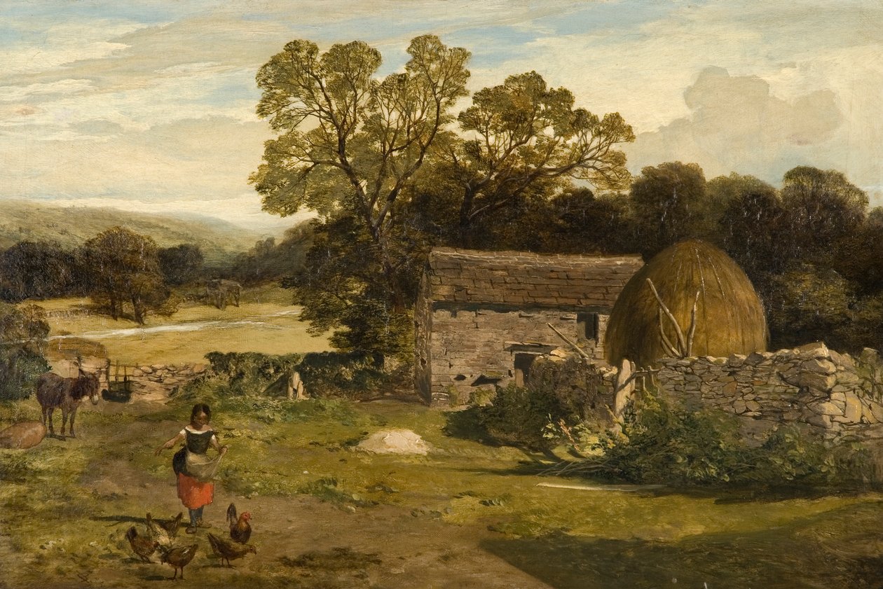 Paisagem com uma fazenda de James Peel