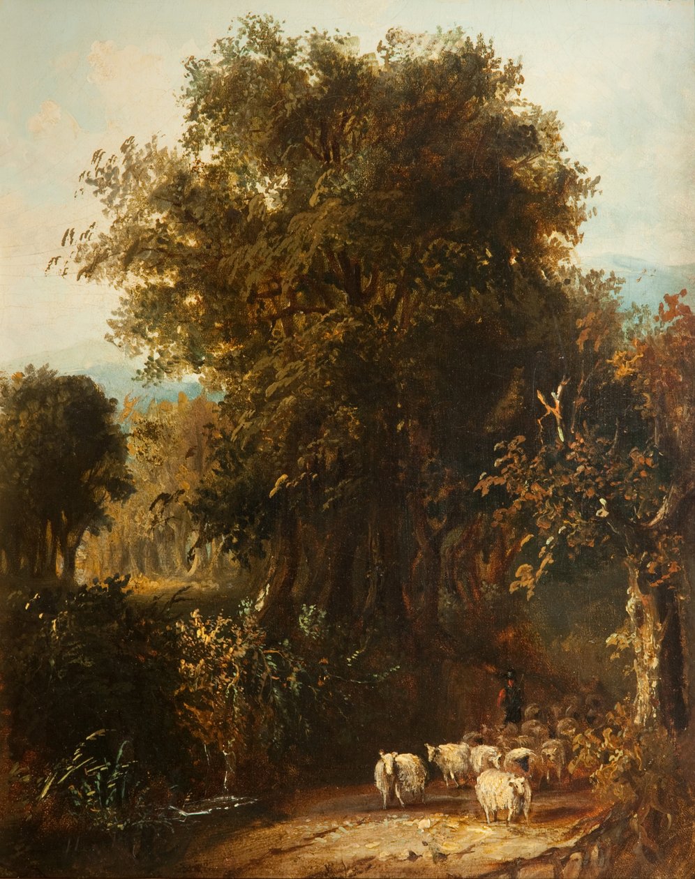Paisagem arborizada de Norfolk de James Stark