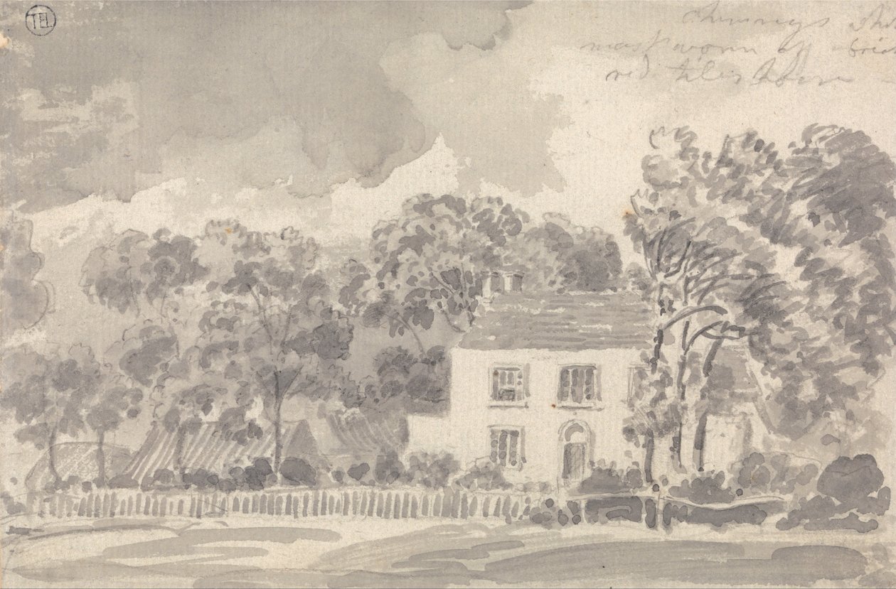 Casa entre árvores de James Ward