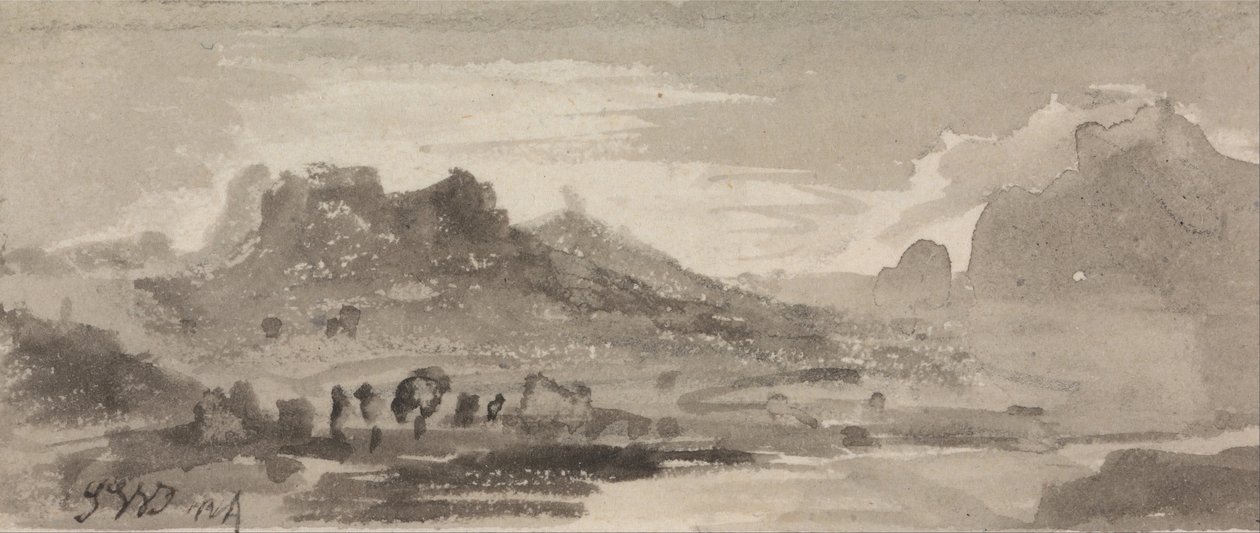 Paisagem montanhosa de James Ward
