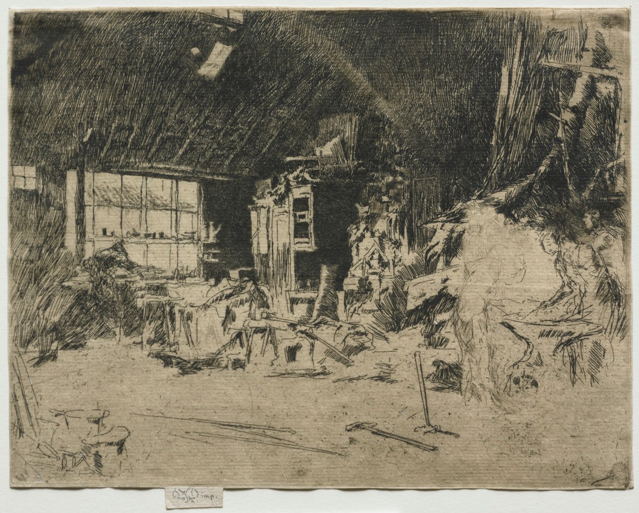 O Ferreiro. de James Abbott McNeill Whistler