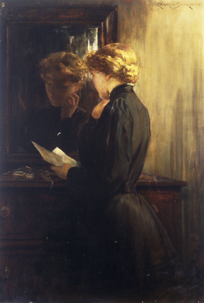 A Carta, 1910 de James Carroll Beckwith