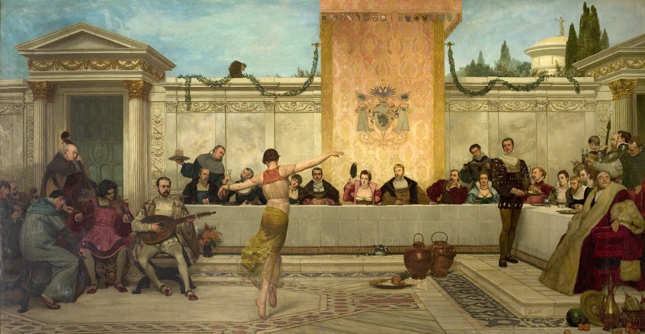 O Banquete, 1882 de James Dromgole Linton