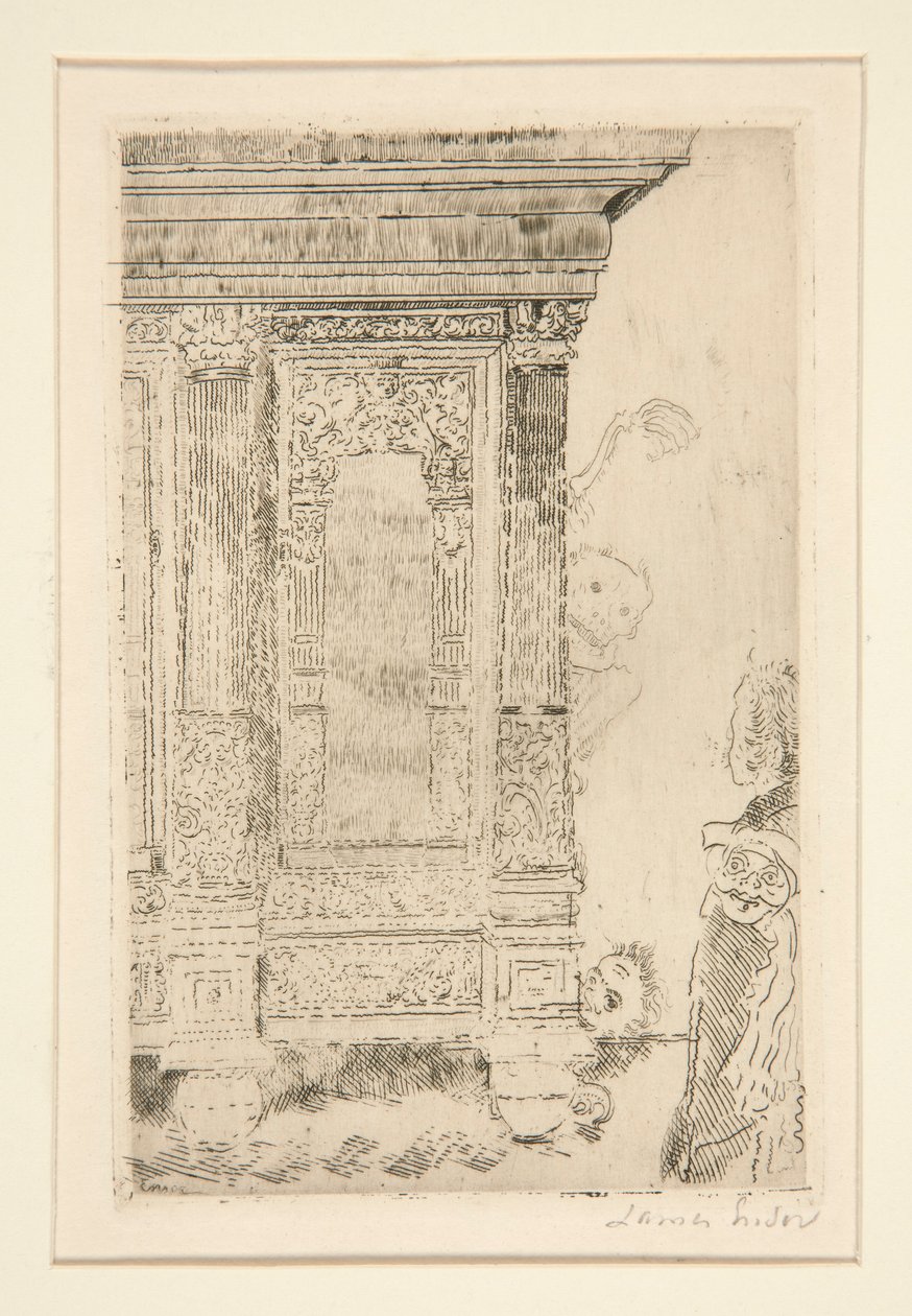 Le meuble hant? (O Mobiliário Assombrado) de James Ensor
