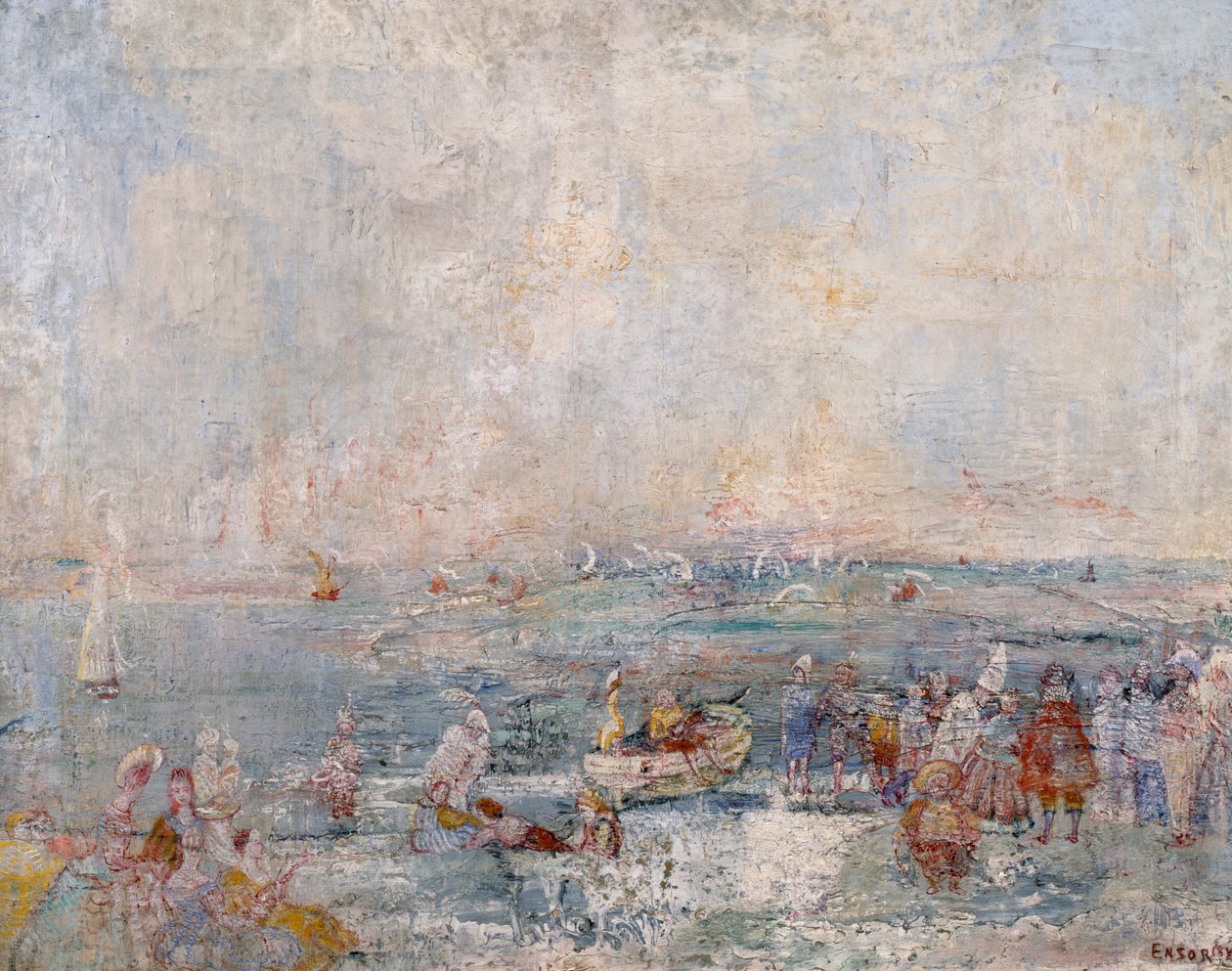 O carnaval na praia de James Ensor